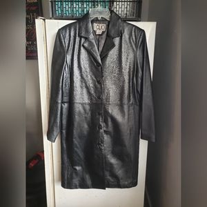 Long Black Leather Jacket